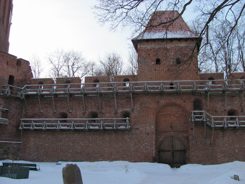 Zamek Frombork Dziedziniec