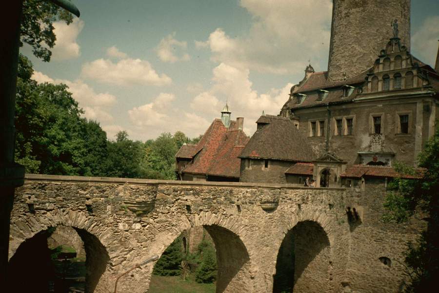 Zamek Czocha Most nad fosą