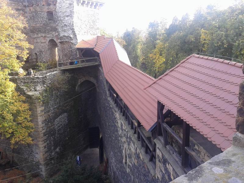 Zamek Grodziec Krużganek