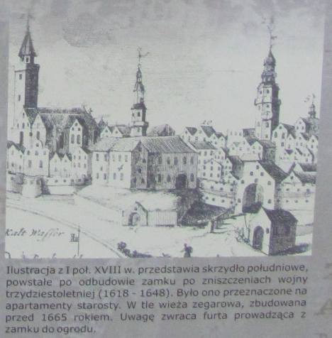 Zamek Jawor Jawor w XVIII wieku