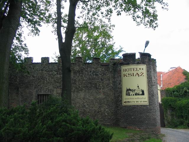 Zamek Książ Mury obronne