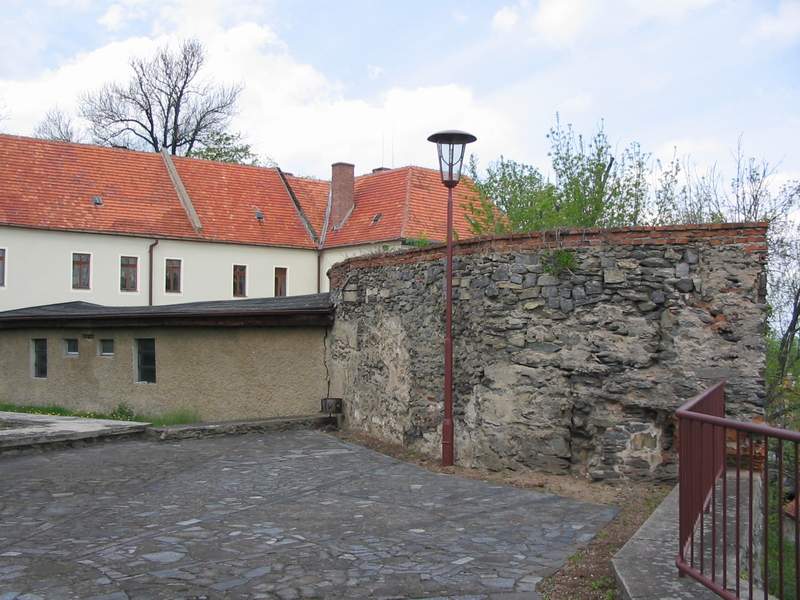 Zamek Niemcza Pozostałości murów