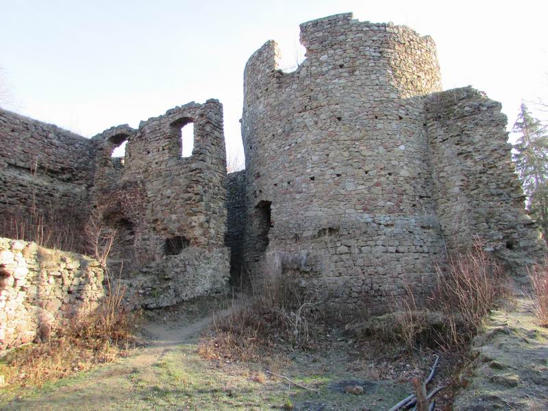 Zamek Cieszów - zamek Cisy Wieża