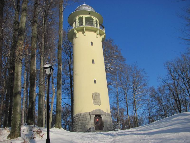 Zamek Jelenia Góra Wieża widokowa na Wzgórzu Krzywoustego