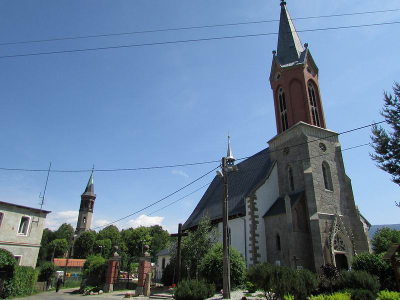 Zamek Miłków Kościół pw. św. Jadwigi w Miłkowie