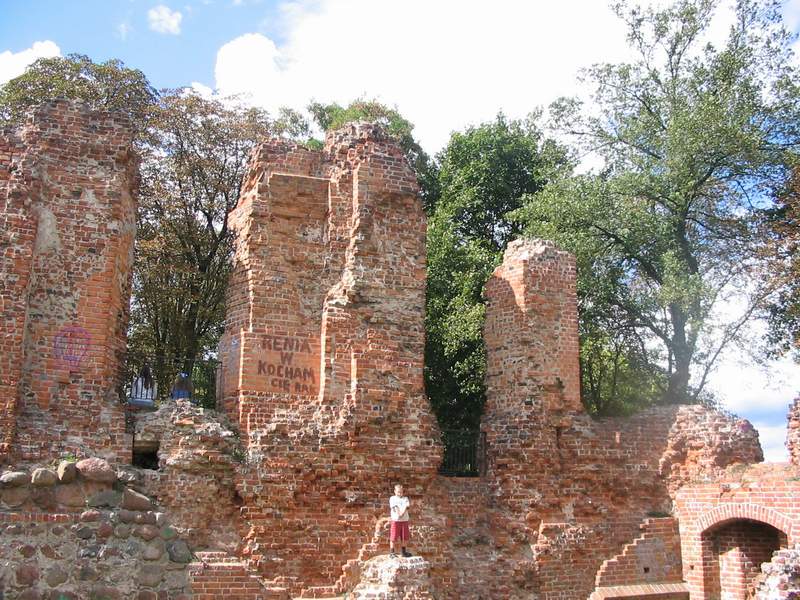 Zamek Raciążek Mury