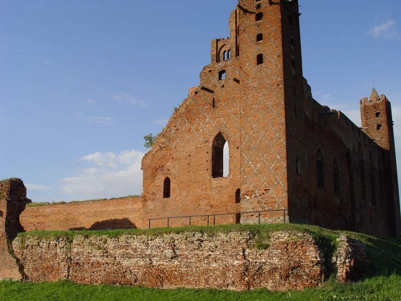 Zamek Radzyń Chełmiński Strona południowa