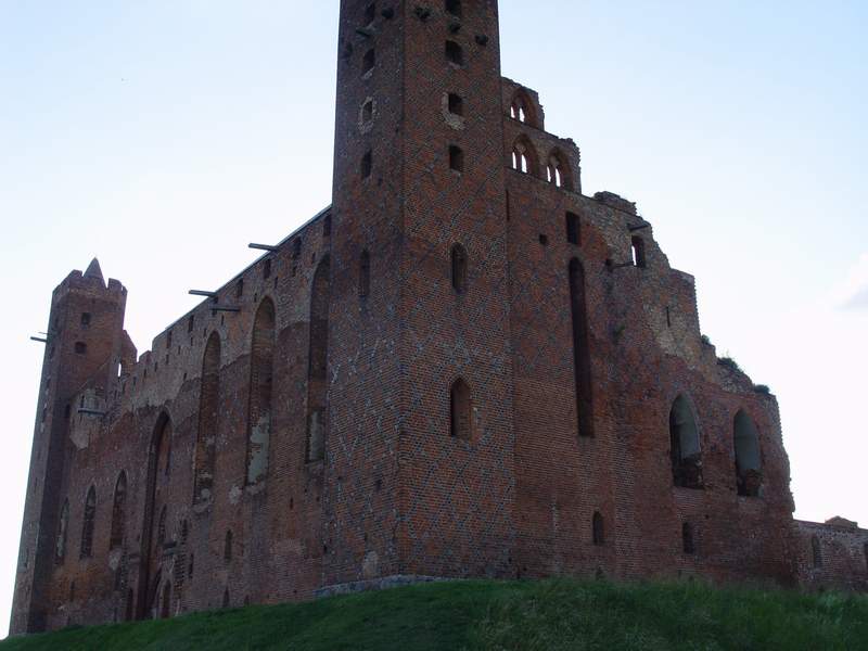 Zamek Radzyń Chełmiński Strona wschodnia