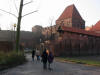 Toruń zamek krzyżacki Mury miejskie