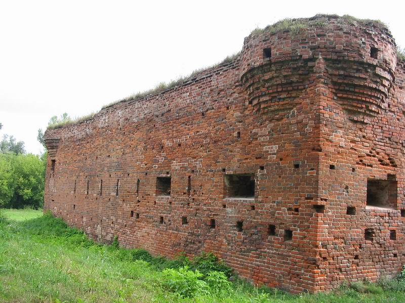 Zamek Toruń zamek Dybów Strona północna