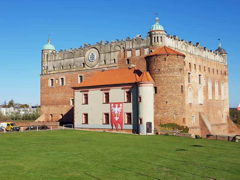 Zamek Golub-Dobrzyń Południowo - zachodnia część zamku