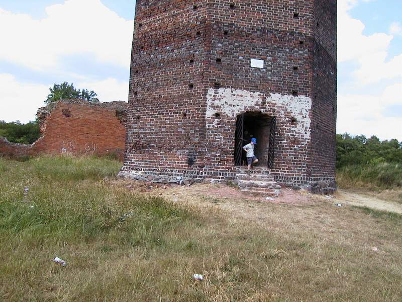 Zamek Bolesławiec Wejście do wieży