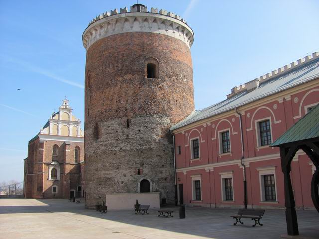 Zamek Lublin Dziedziniec