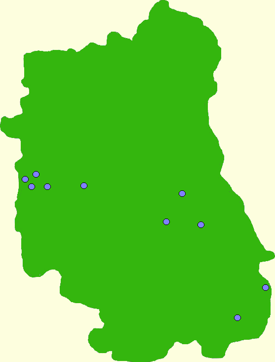 mapa zamków województwa lubelskiego