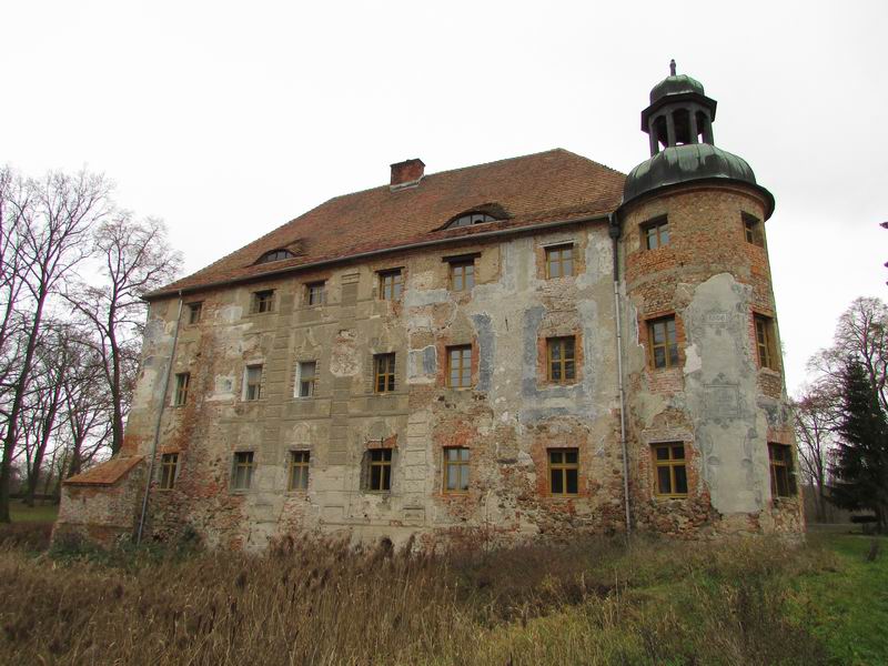 Zamek Broniszów Widok od strony wschodniej