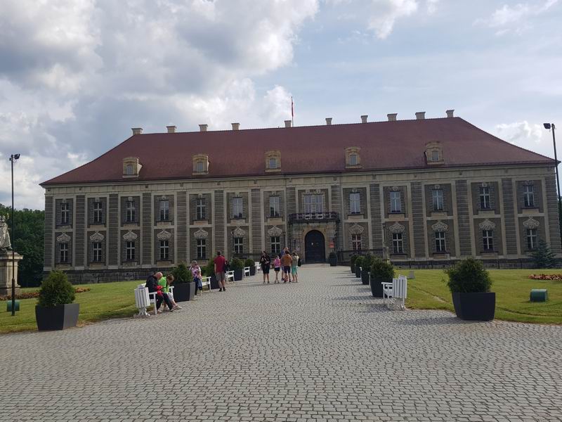 Zamek Żagań Pałac Lobkowitzów w Żaganiu - strona północna