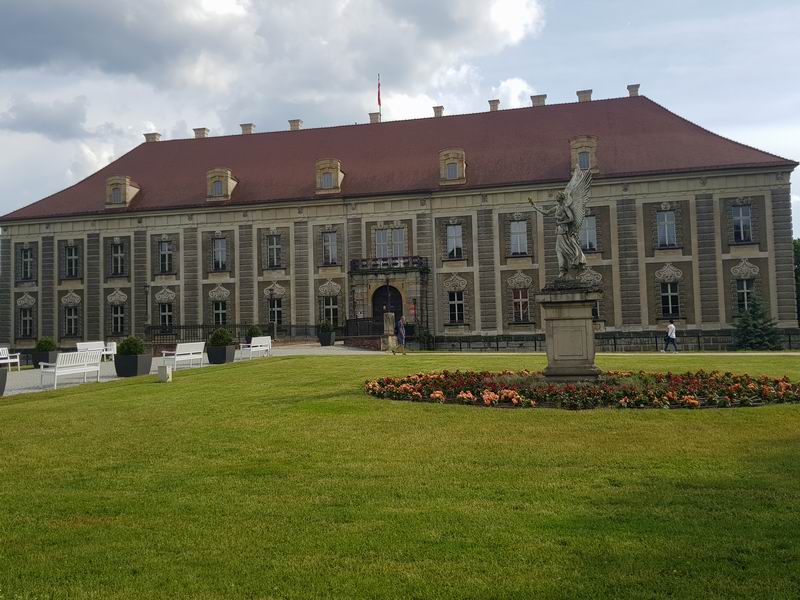 Zamek Żagań Pałac Lobkowitzów w Żaganiu - strona północna