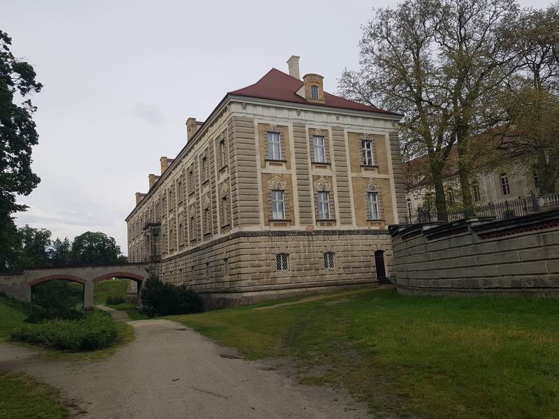 Zamek Żagań Pałac Lobkowitzów w Żaganiu - strona wschodnia