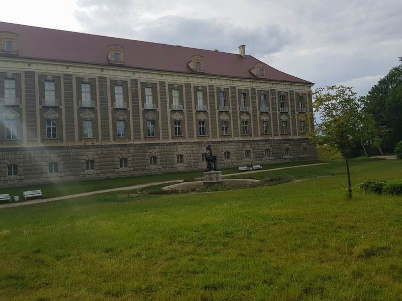 Zamek Żagań Pałac Lobkowitzów w Żaganiu - strona wschodnia