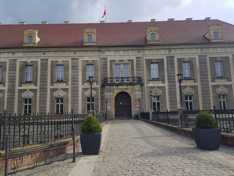 Zamek Żagań Wejście do Pałacu.