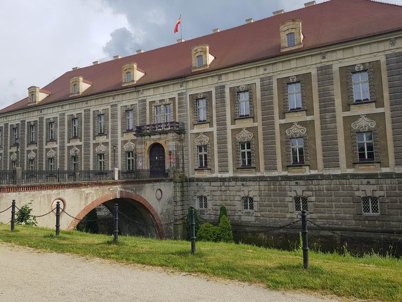 Zamek Żagań Pałac Lobkowitzów w Żaganiu - strona północna