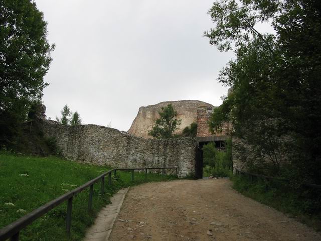 Zamek Czorsztyn Droga do zamku