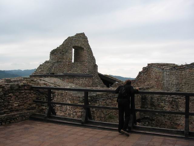 Zamek Czorsztyn Pozostałości murów