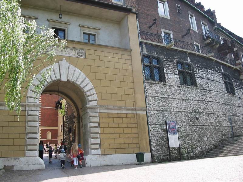 Zamek Kraków Brama wjazdowa