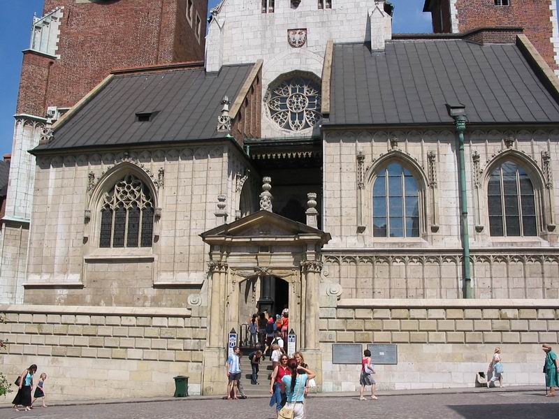 Zamek Kraków Wejście do katedry