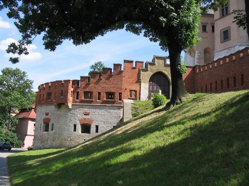 Zamek Kraków Wawel od północy