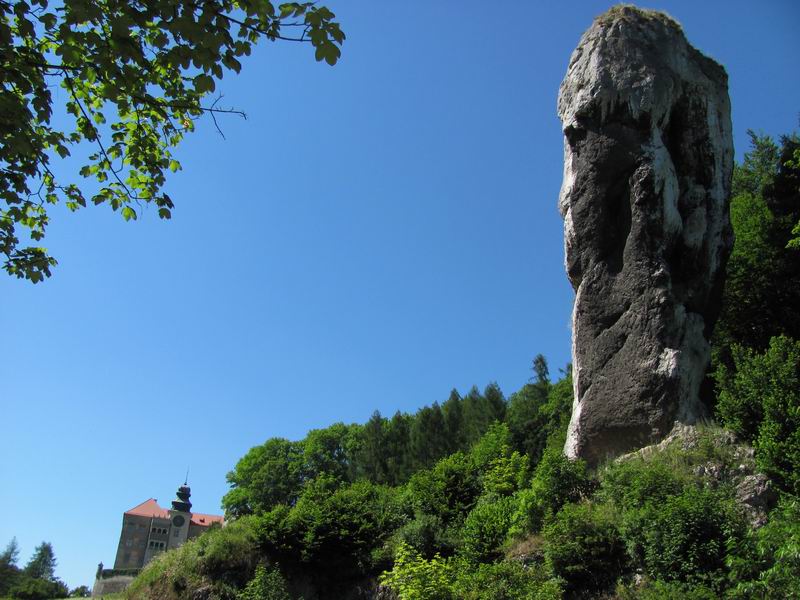Zamek Pieskowa Skała Maczuga Herkulesa