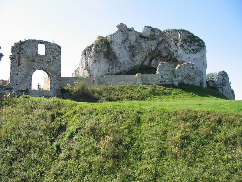 Zamek Rabsztyn Ściana północna
