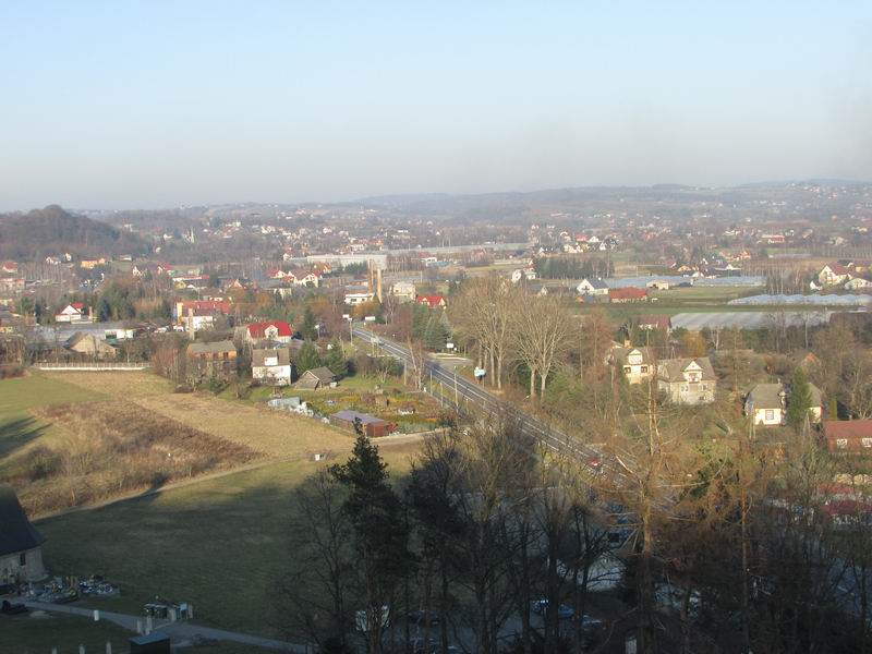 Zamek Czchów Widok z zamku