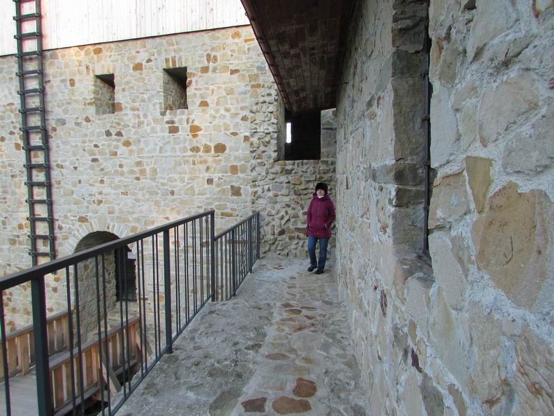Zamek Czchów Na zamkowych murach