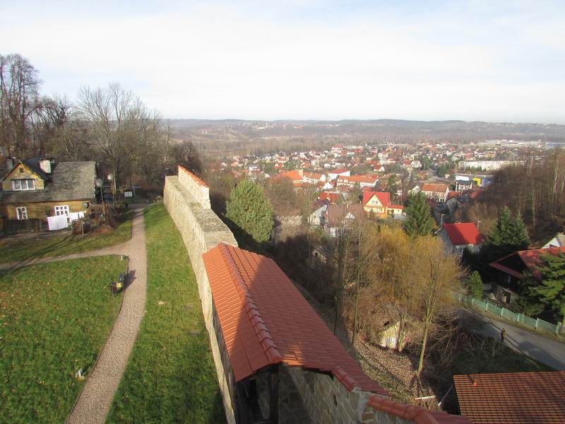 Zamek Dobczyce Mury miejskie w Dobczycach