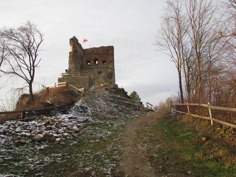 Zamek Melsztyn Widok od strony wschodniej