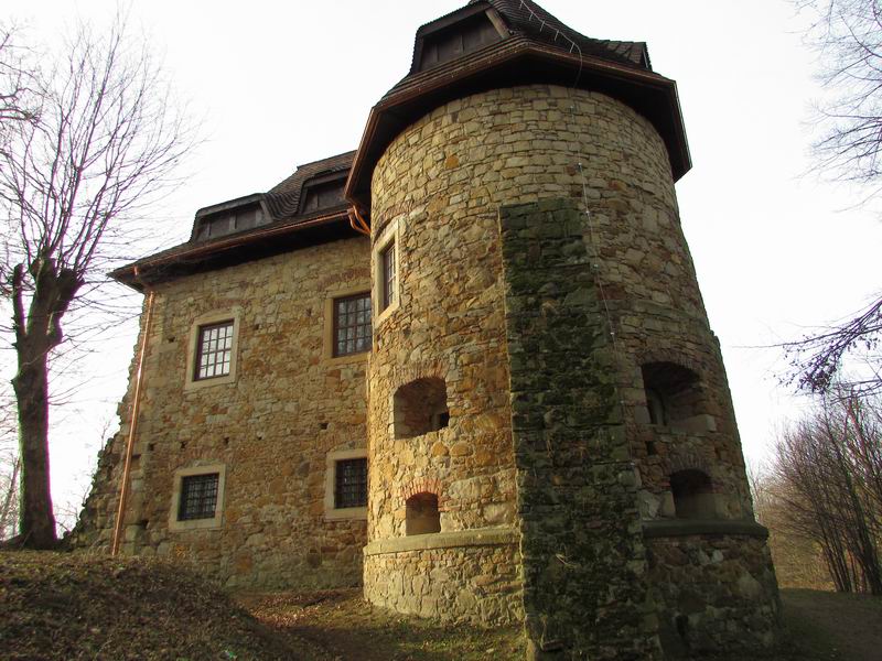 Zamek Wieruszyce Widok od wschodniej strony