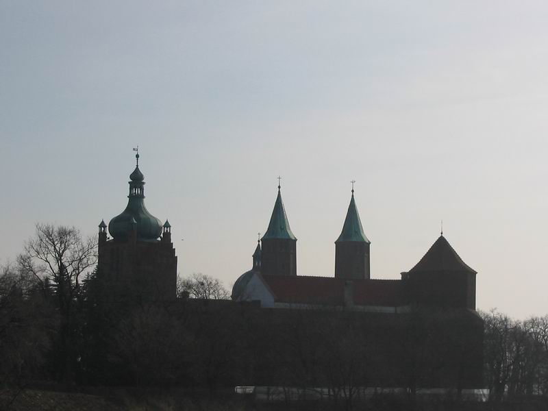 Zamek Płock Widok od zachodu