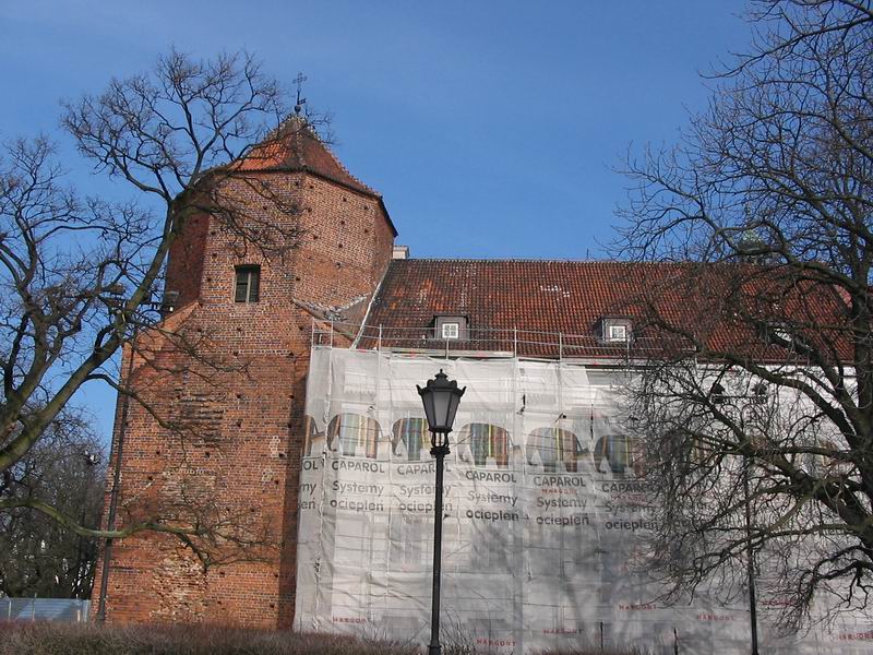 Zamek Płock Widok od wschodu