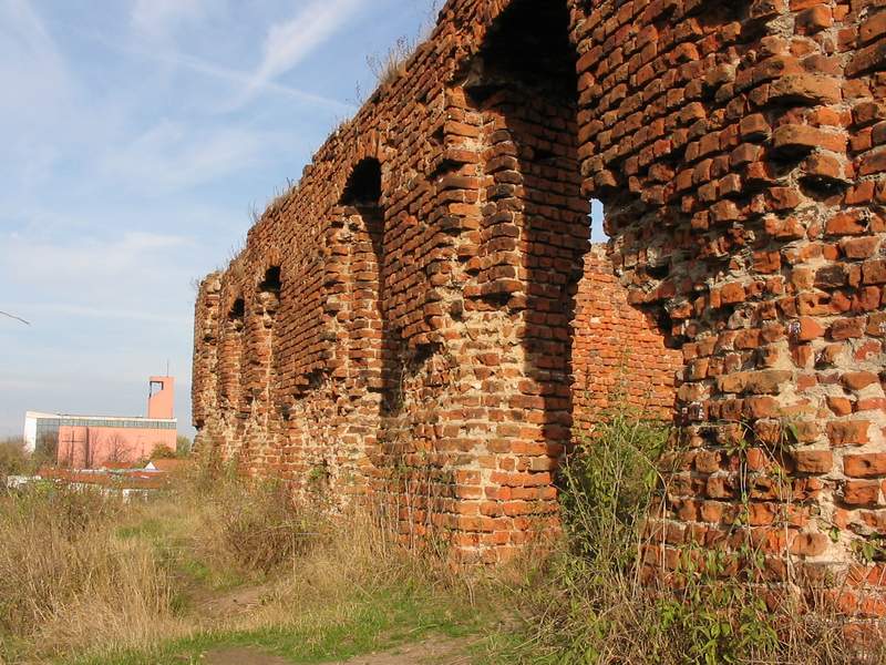 Zamek Sochaczew Ściana zachodnia
