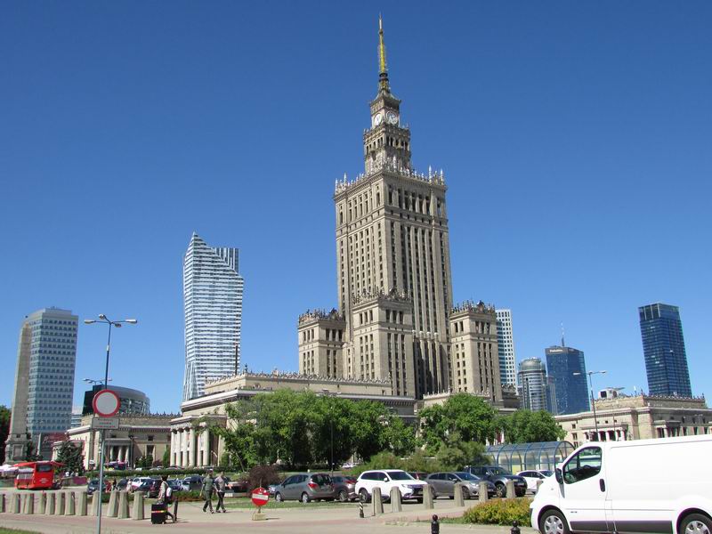 Zamek Warszawa Pałac Kultury i Nauki