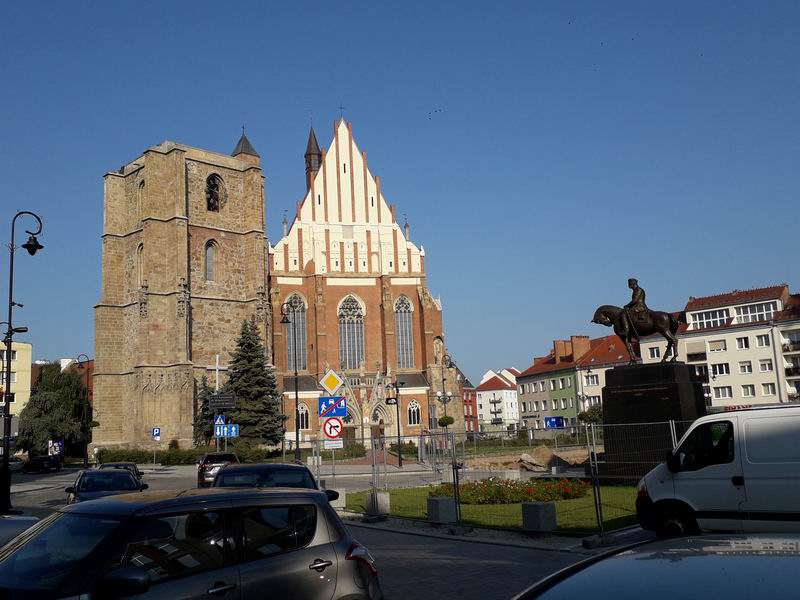 Zamek Nysa Bazylika św. Jakuba i św. Agnieszki w Nysie i Dzwonnica.