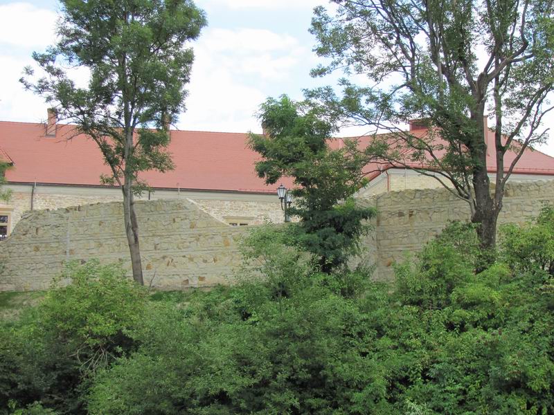 Zamek Sanok Widok z zewnątrz