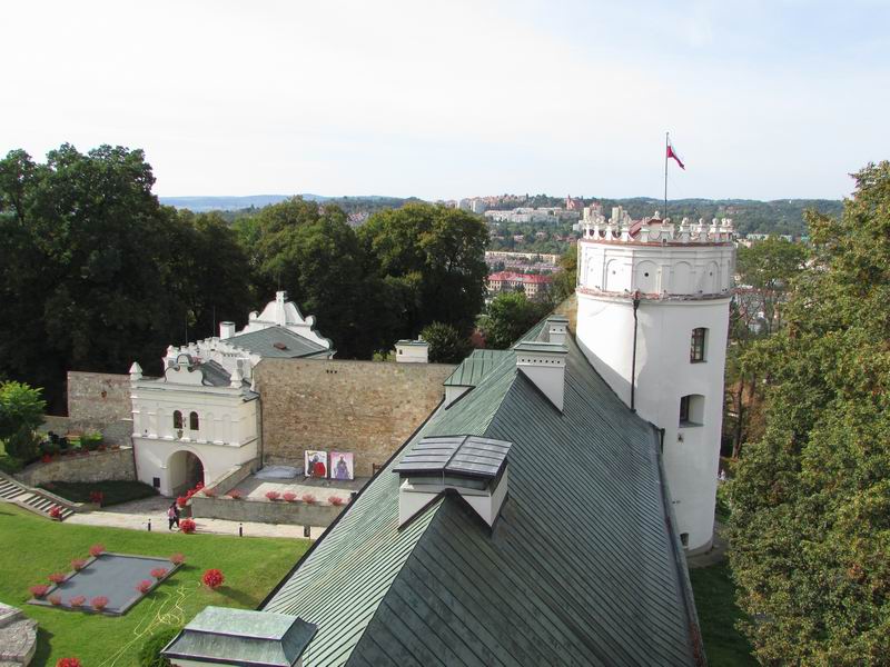 Zamek Przemyśl Widok z baszty wschodniej
