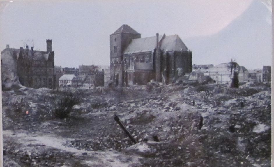 Zamek Słupsk Starówka po wojnie w 1945 roku
