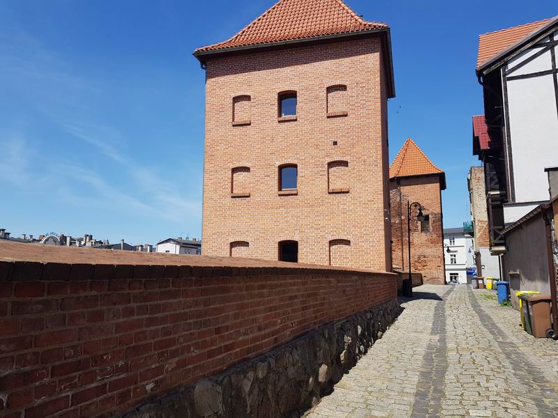 Zamek Chojnice Mury miejskie