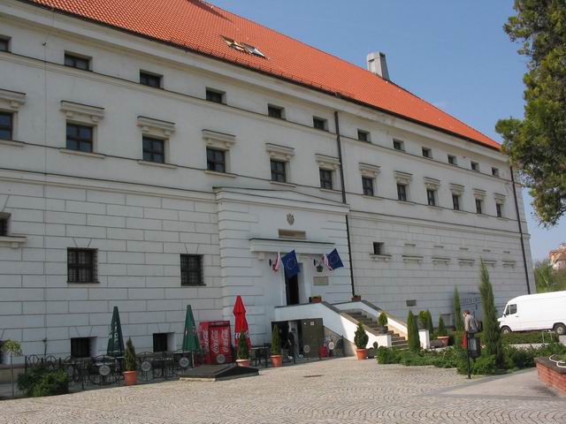 Zamek Sandomierz Widok z przodu