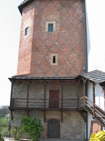 Zamek Sandomierz Widok z boku