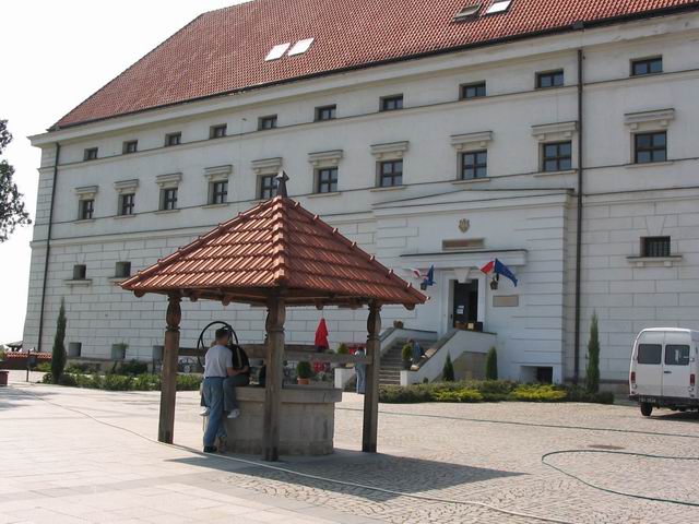 Zamek Sandomierz Widok z przodu