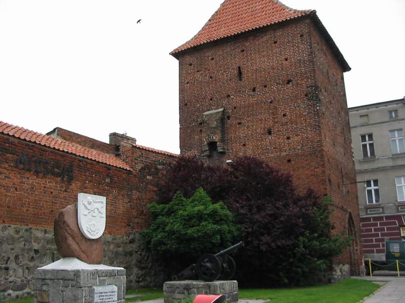 Zamek Nowe Miasto Lubawskie Brama Toruńska